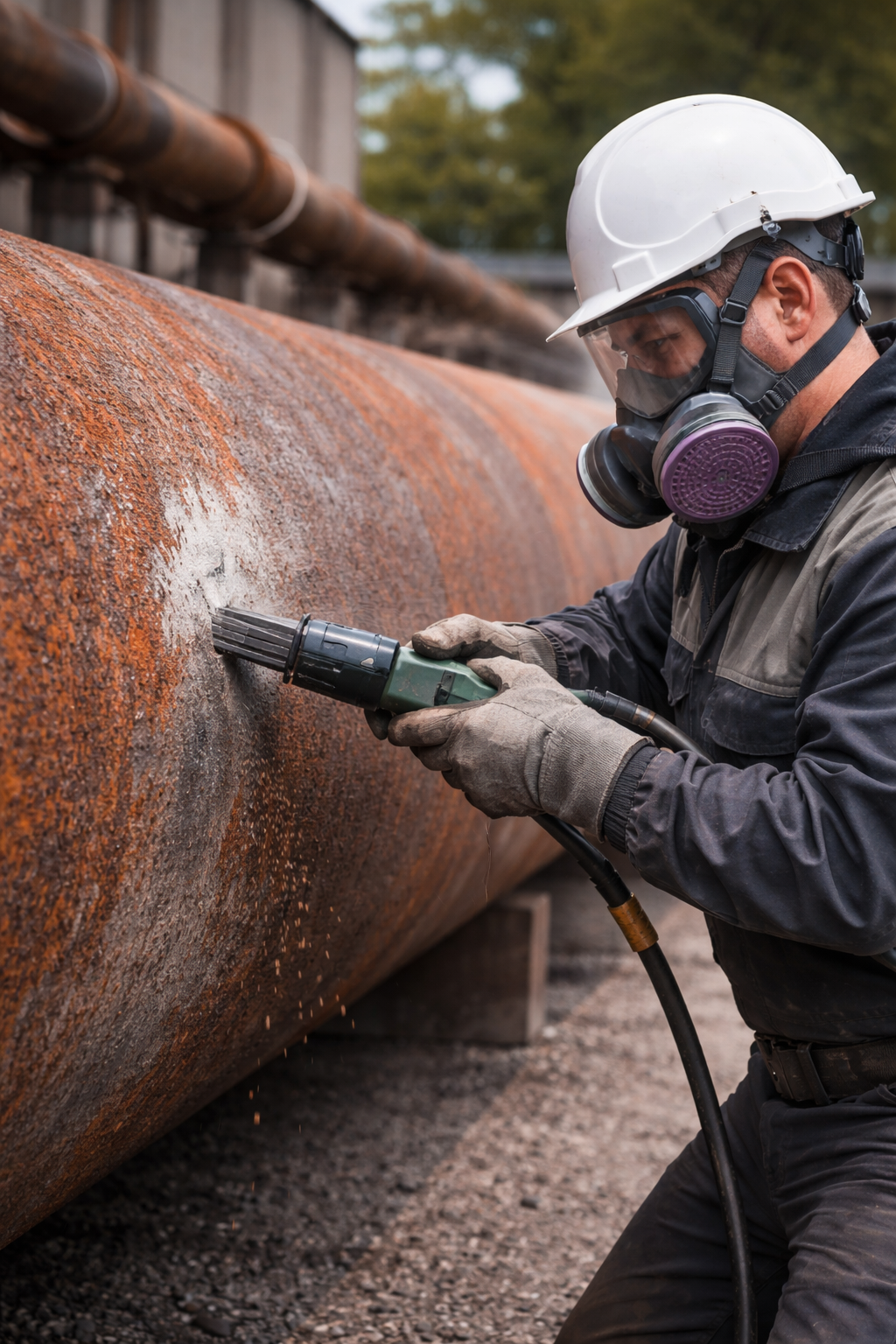 Surface profile measurement and inspection on industrial steel